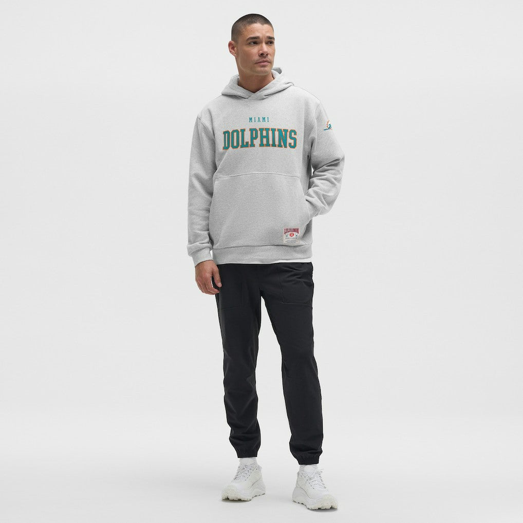 Miami Dolphins lululemon Steady State Pullover Hoodie - Heathered Silver Drop discount
