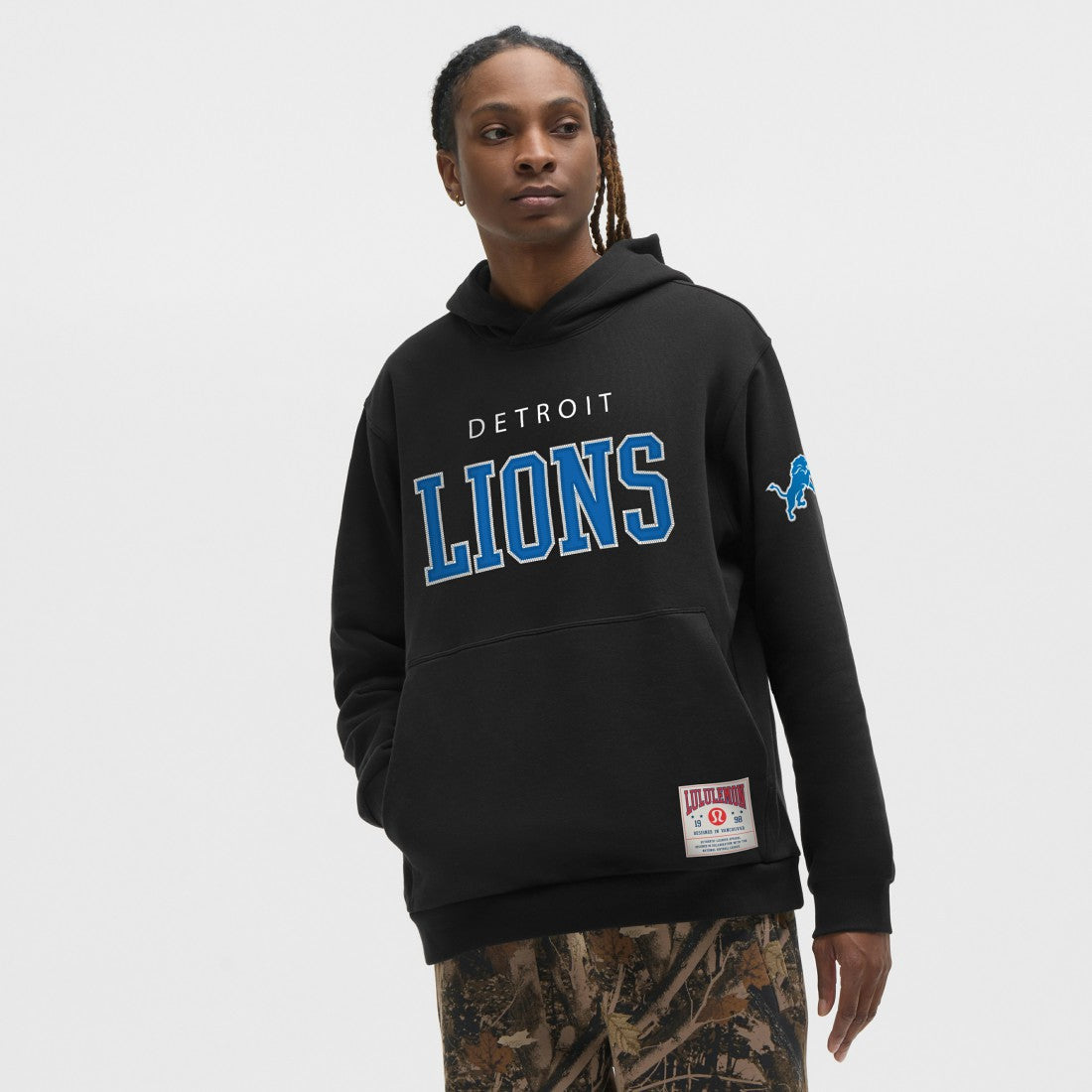 Detroit Lions lululemon Steady State Pullover Hoodie - Black online