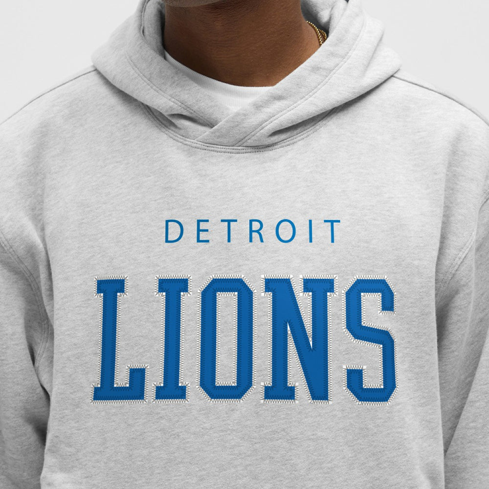 Detroit Lions lululemon Steady State Pullover Hoodie - Heathered Silver Drop discount