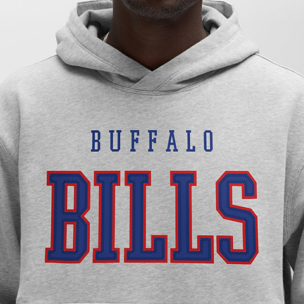Buffalo Bills lululemon Steady State Pullover Hoodie - Heathered Silver Drop sale