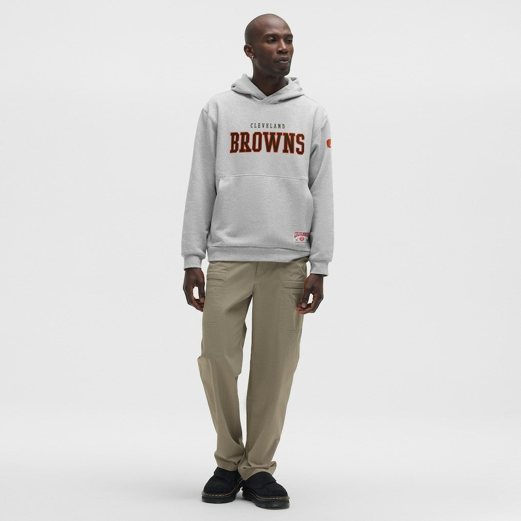 Cleveland Browns lululemon Steady State Pullover Hoodie - Heathered Silver Drop cheap