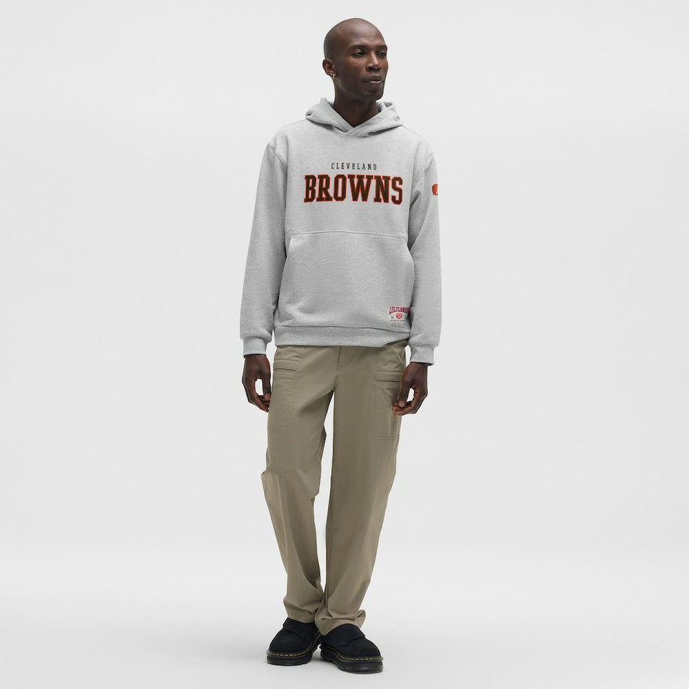 Cleveland Browns lululemon Steady State Pullover Hoodie - Heathered Silver Drop cheap