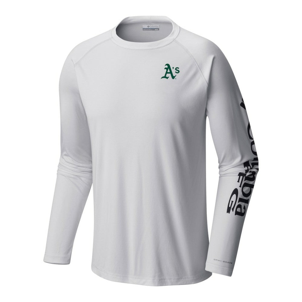 Athletics Terminal Tackle Long Sleeve Shirt - White | Columbia