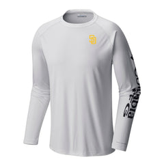 San Diego Padres Terminal Tackle Long Sleeve Shirt - White | Columbia