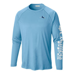 Tampa Bay Rays Terminal Tackle Long Sleeve Shirt - Light Blue | Columbia