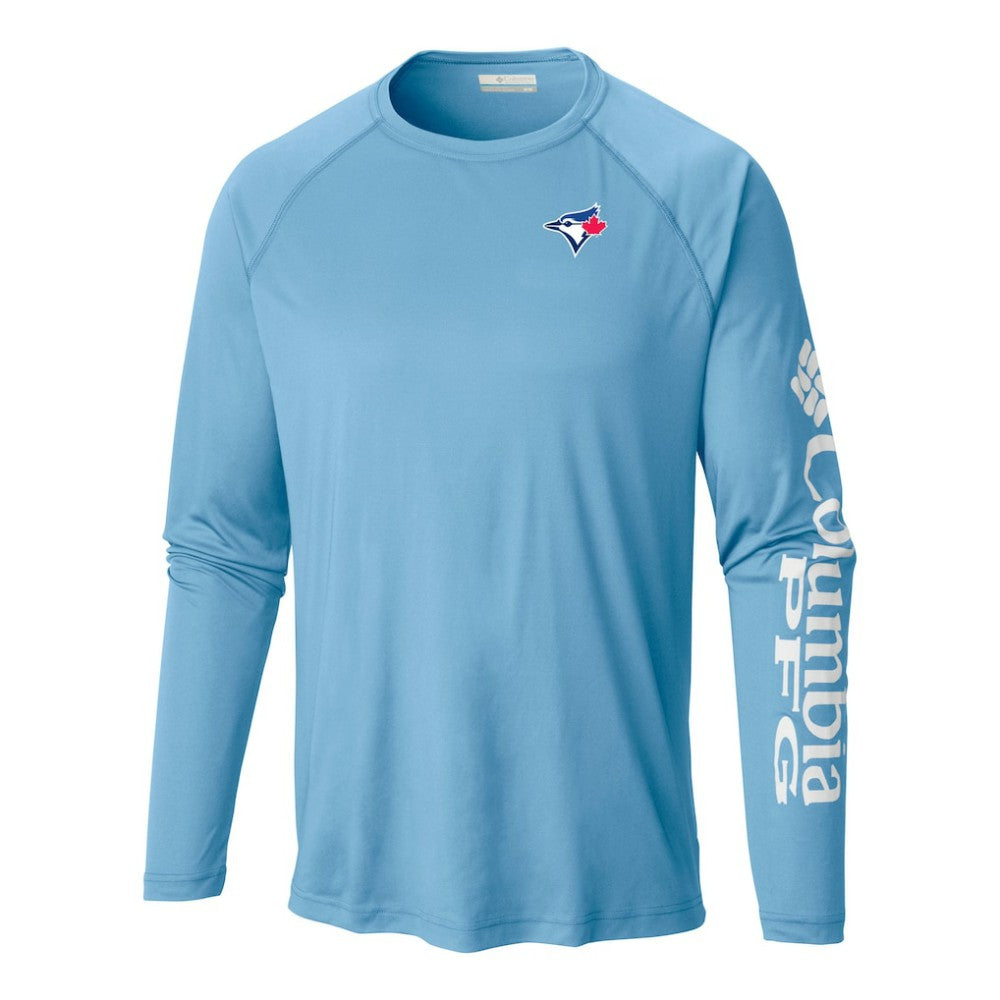Toronto Blue Jays Terminal Tackle Long Sleeve Shirt - Light Blue | Columbia