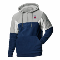 Los Angeles Angels Men's Lodge Fleece Quarter-Zip Hoodie - Navy | Columbia