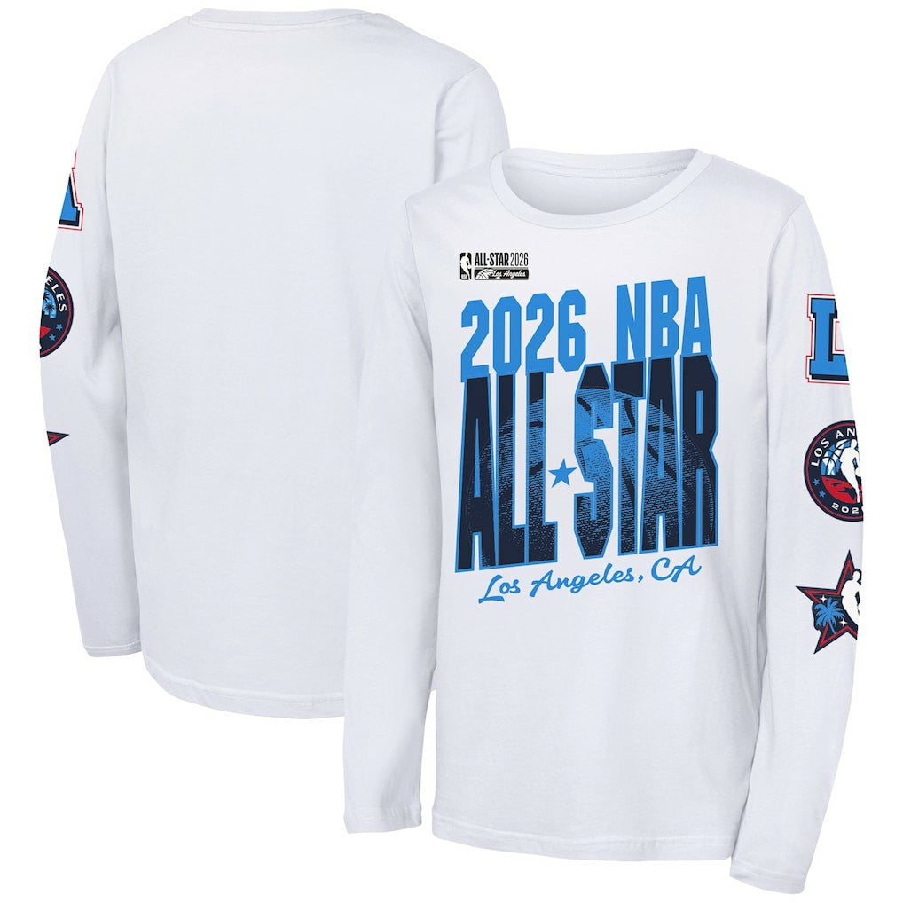 Outerstuff Youth 2026 NBA All-Star Game Long Sleeve T-Shirt - White shop