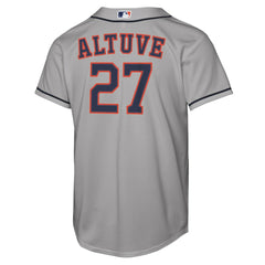 Jose Altuve Houston Astros Youth Road Replica Jersey - Gray | Nike