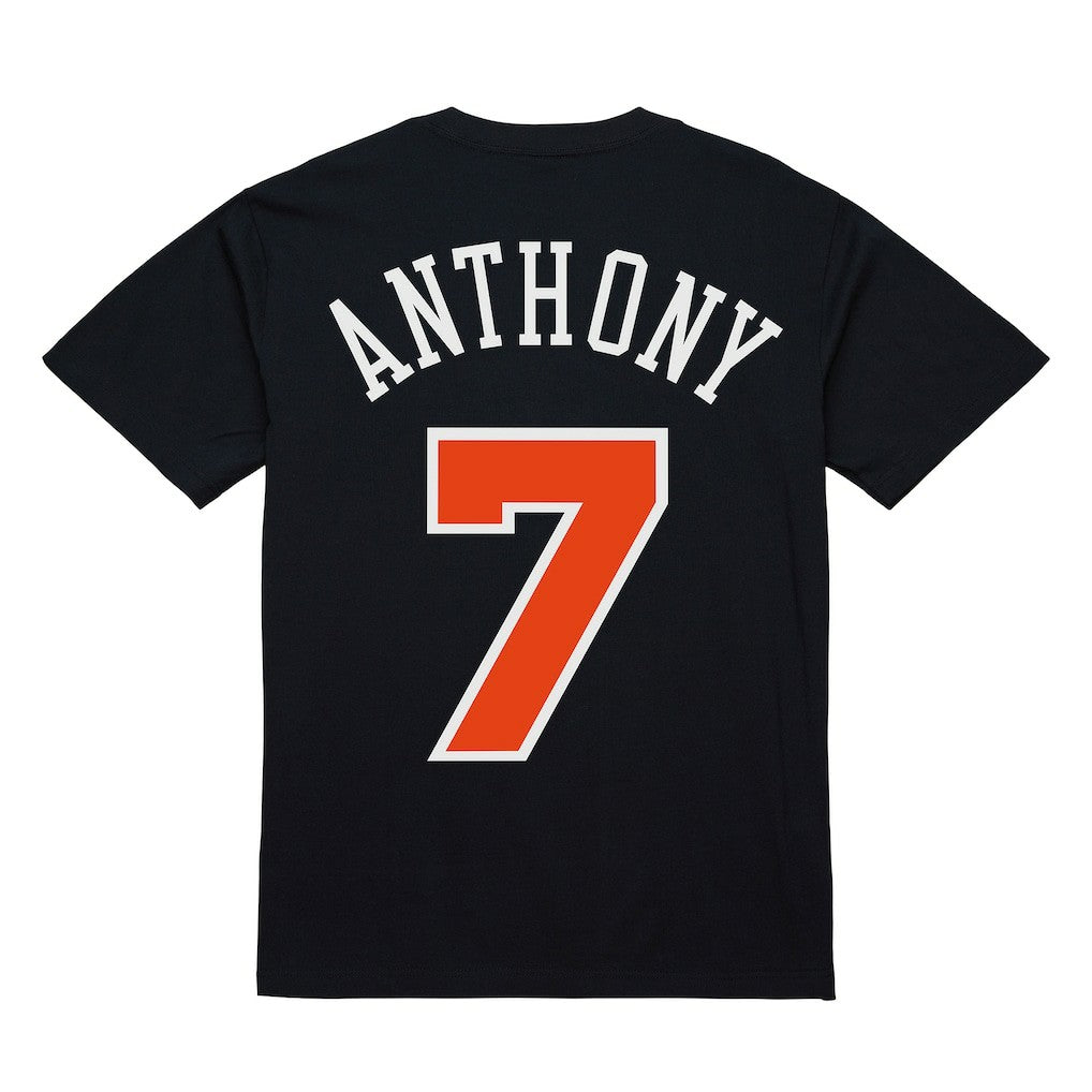 Carmelo Anthony New York Knicks Male Adult Black NBA ULTIMATE PLAYER NUMBER TEE cheap