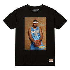 Carmelo Anthony Denver Nuggets Rookie Photo Name & Number T-Shirt sale - Black sale