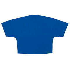 Chicago Cubs Women's Skyline Cropped T-Shirt - Royal