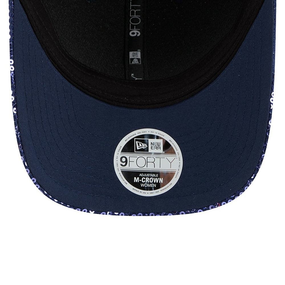 Dallas Cowboys New Era Women's Sequin 9FORTY Adjustable Hat - Navy for sale