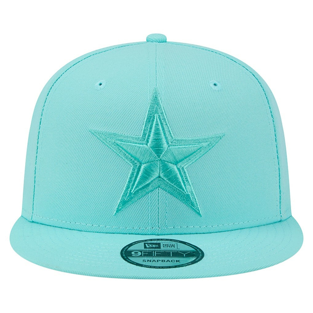 Dallas Cowboys New Era Colorpack 9FIFTY Snapback Hat - Turquoise discount