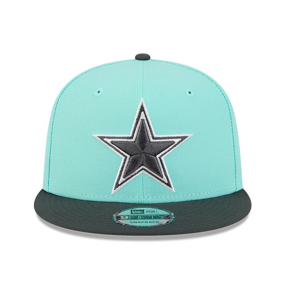 Dallas Cowboys New Era Two-Tone Color Pack 9FIFTY Snapback Hat - Light Blue/Navy sale