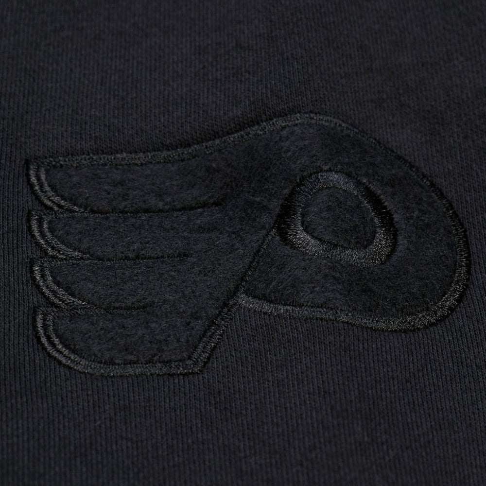 Philadelphia Flyers Mitchell & Ness Phantom Fleece Crew Neck Sweatshirt Black