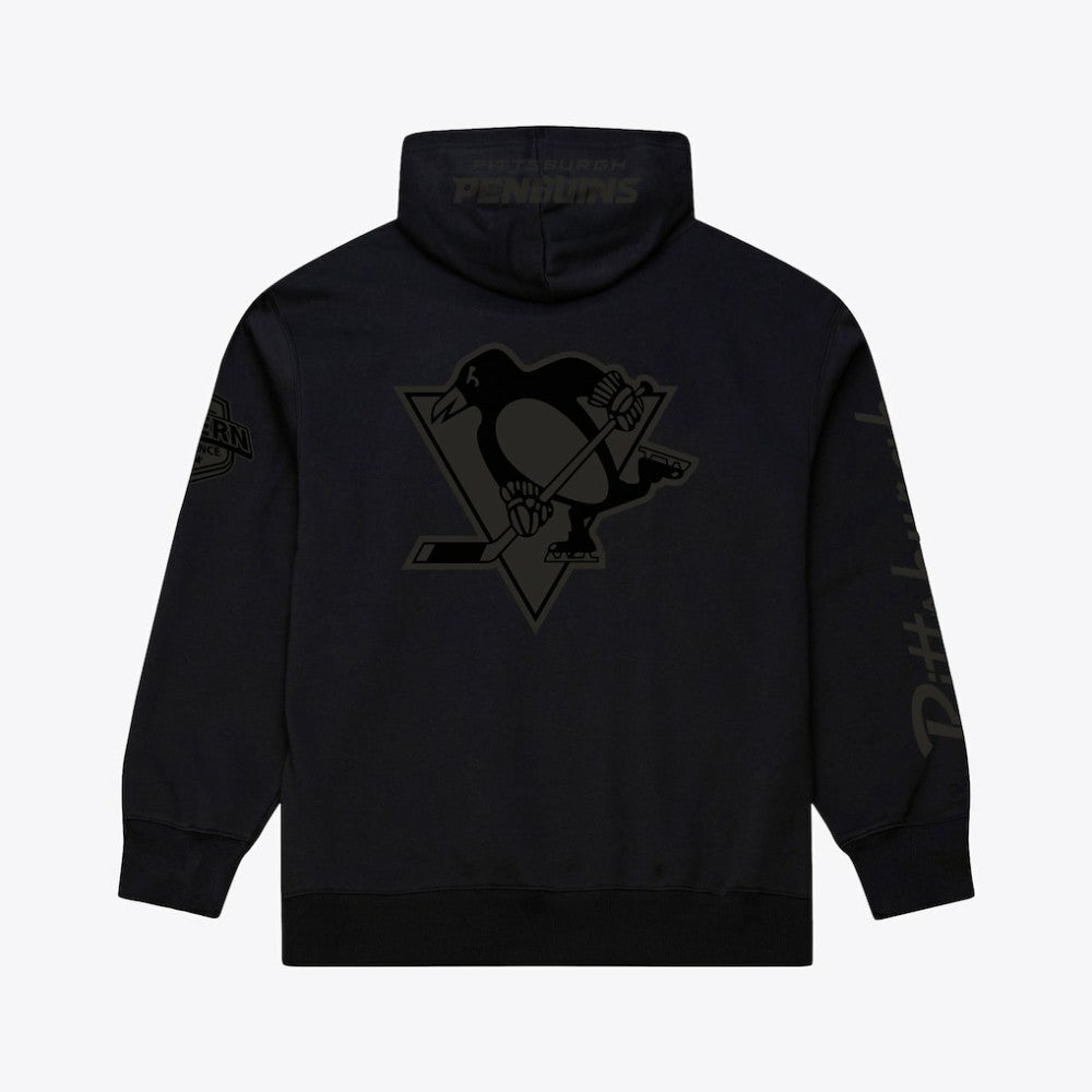 Pittsburgh Penguins Mitchell & Ness Phantom Fleece Hoodie Black