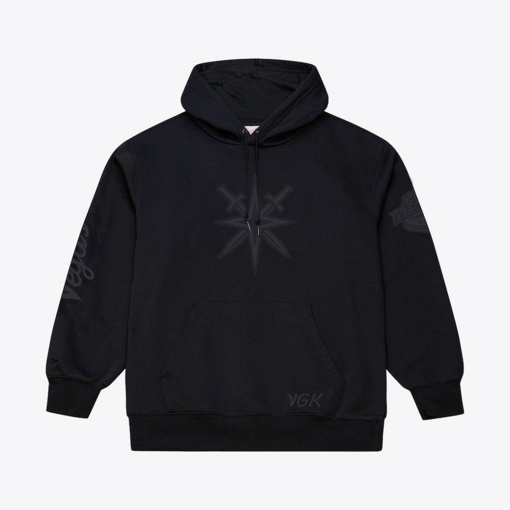 Vegas Golden Knights Mitchell & Ness Phantom Fleece Hoodie Black