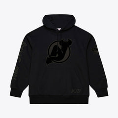 New Jersey Devils Mitchell & Ness Phantom Fleece Hoodie Black