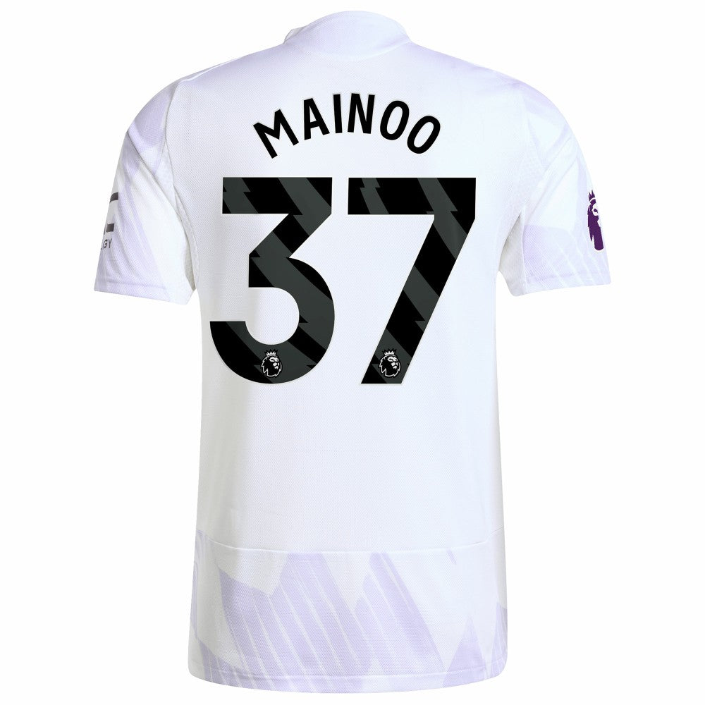 Kobbie Mainoo Manchester United 2025/26 Away Player Jersey - White | Adidas on sale