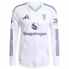 Bruno Fernandes Manchester United 2025/26 Away Long Sleeve Player Jersey - White | Adidas outlet