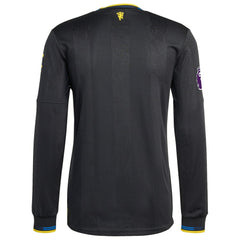 Manchester United 2025/26 Third Long Sleeve Jersey - Black | Adidas discount