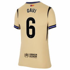 Gavi Barcelona Women's 2025/26 Away Stadium Replica Jersey - Gold | Nike discount