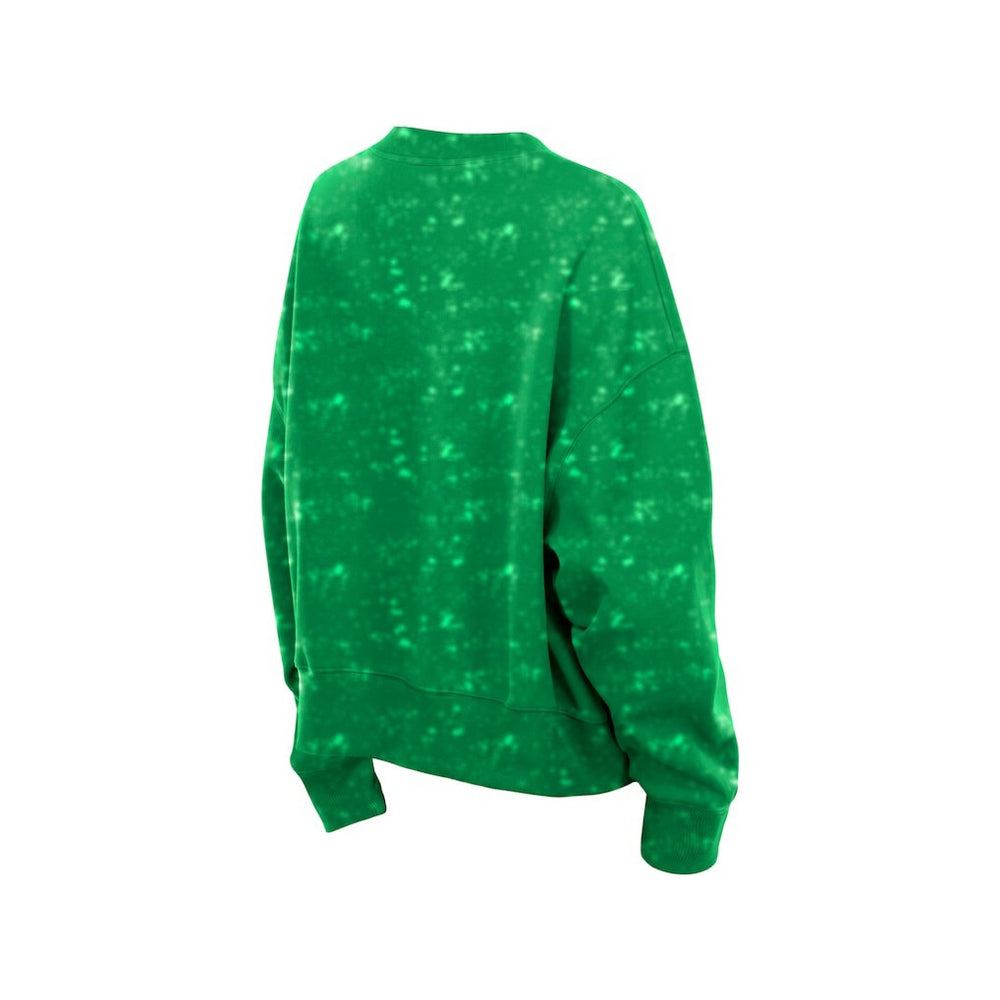 Boston Celtics Women's Throwback Collection Mineral Wash Crewneck Sweatshirt - Kelly Green | New Era shop