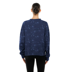 Indiana Pacers Women's Throwback Collection Mineral Wash Crewneck Sweatshirt - Navy | New Era sale