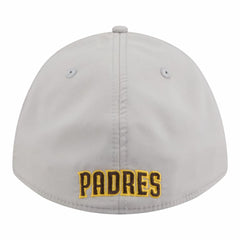 San Diego Padres Patch 39THIRTY A-Frame M-Crown Perforated Flex Hat - Gray | New Era
