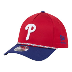 Philadelphia Phillies Rope M-Crown A-Frame 39THIRTY Flex Hat - Red/Royal | New Era
