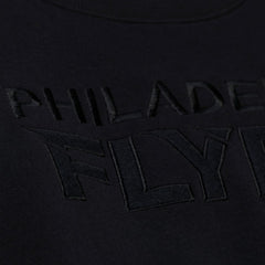 Philadelphia Flyers Mitchell & Ness Unisex Phantom Fleece Crew Neck Sweatshirt Black