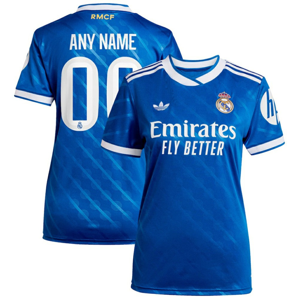 Real Madrid Women's 2025/26 Third Replica Custom Jersey - Blue | Adidas discount