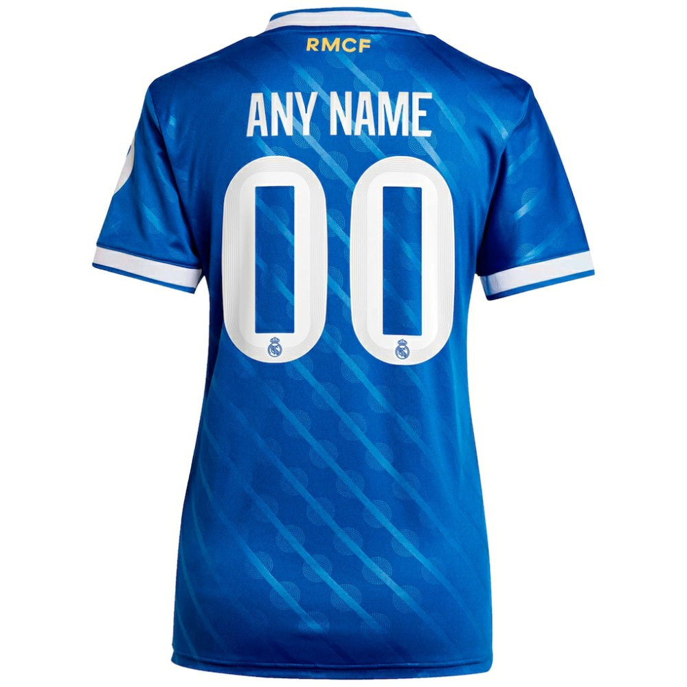 Real Madrid Women's 2025/26 Third Replica Custom Jersey - Blue | Adidas discount