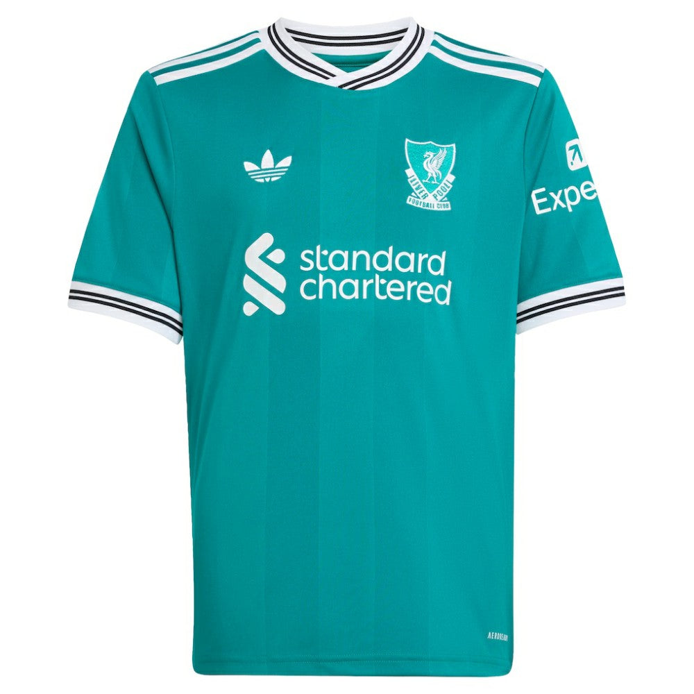 Liverpool Youth 2025/26 Third Replica Custom Jersey - Green | Adidas cheap