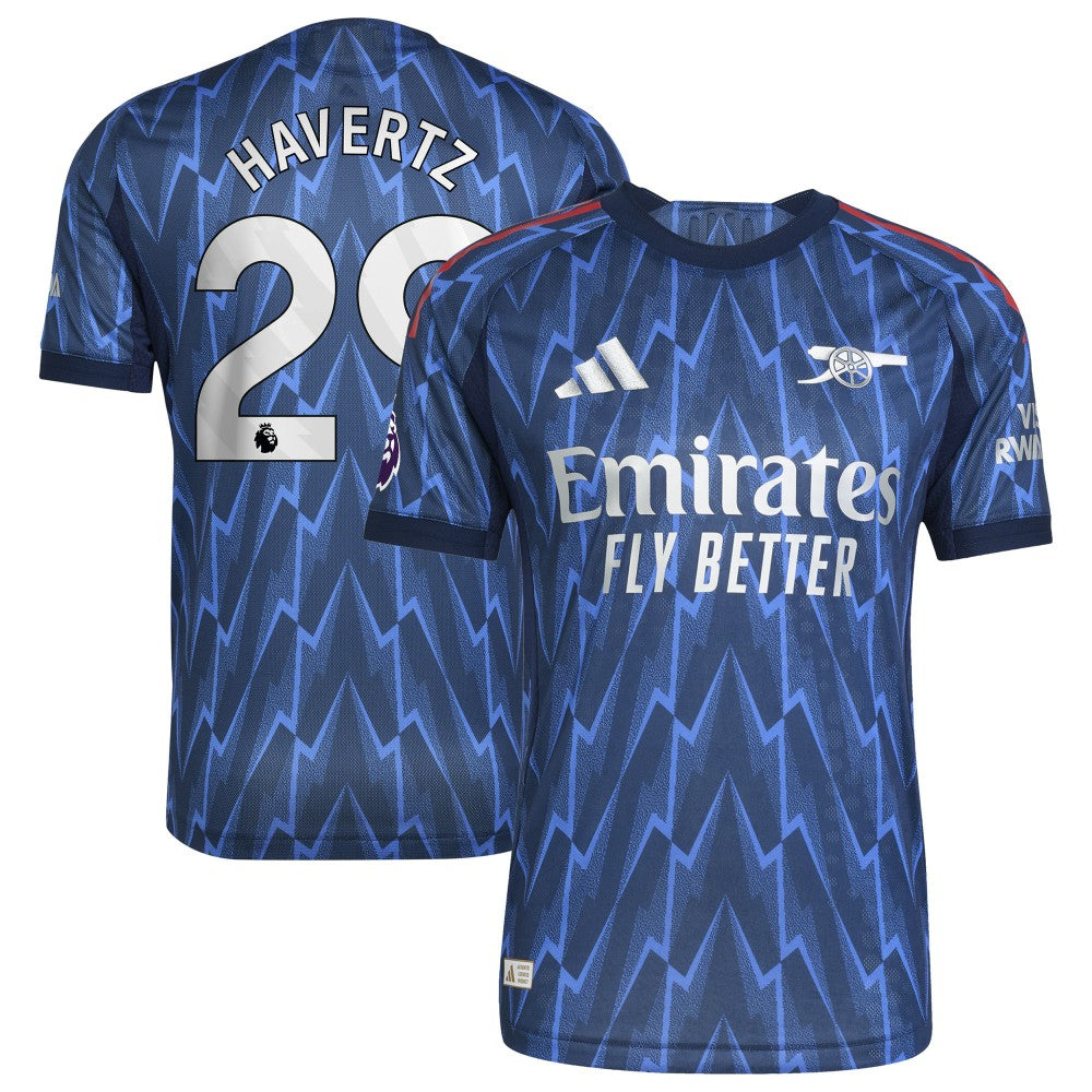 Kai Havertz Arsenal 2025/26 Away Player Jersey - Blue | Adidas sale