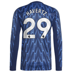 Kai Havertz Arsenal 2025/26 Away Replica Long Sleeve Player Jersey - Blue | Adidas for sale