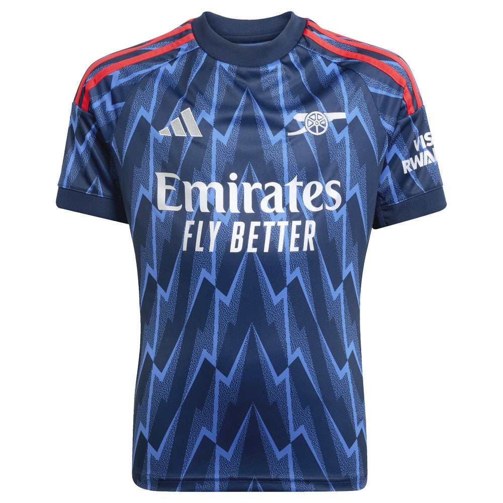 Bukayo Saka Arsenal Youth 2025/26 Away Replica Player Jersey - Blue | Adidas on sale
