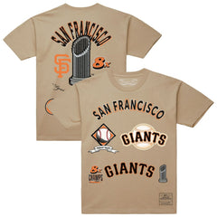 San Francisco Giants Legacy Defined T-Shirt - Cream | Mitchell & Ness