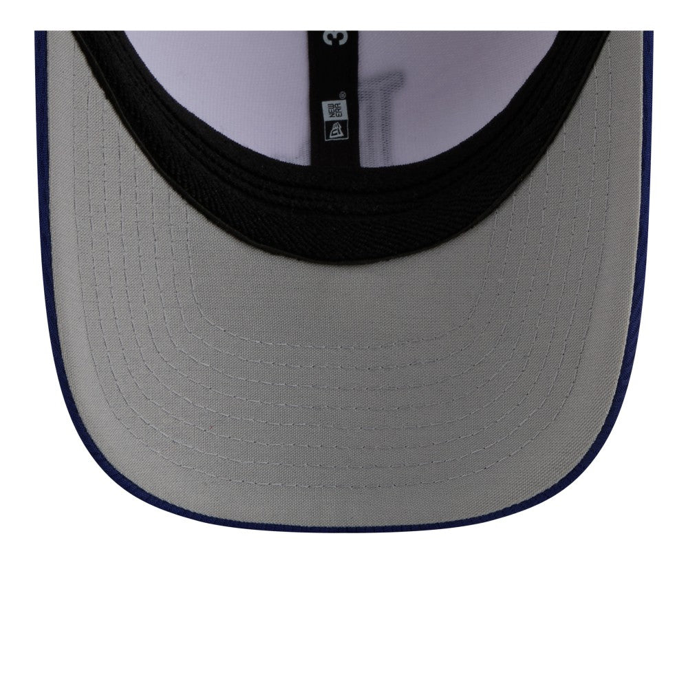 Los Angeles Dodgers Youth Baseball 39THIRTY M-Crown Flex Hat - White/Royal | New Era