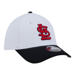 St. Louis Cardinals Youth Baseball 39THIRTY M-Crown Flex Hat - White/Red | New Era