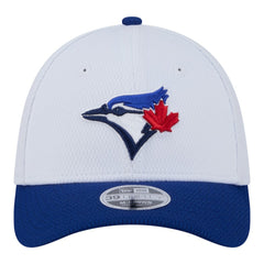 Toronto Blue Jays Youth  Baseball 39THIRTY M-Crown Flex Hat - White/Royal | New Era