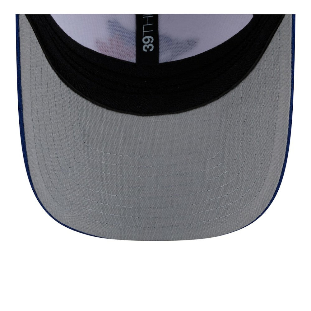 Toronto Blue Jays Youth  Baseball 39THIRTY M-Crown Flex Hat - White/Royal | New Era