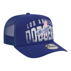 Los Angeles Dodgers Youth Logo Fade A-Frame 9FIFTY Snapback Hat - Royal | New Era