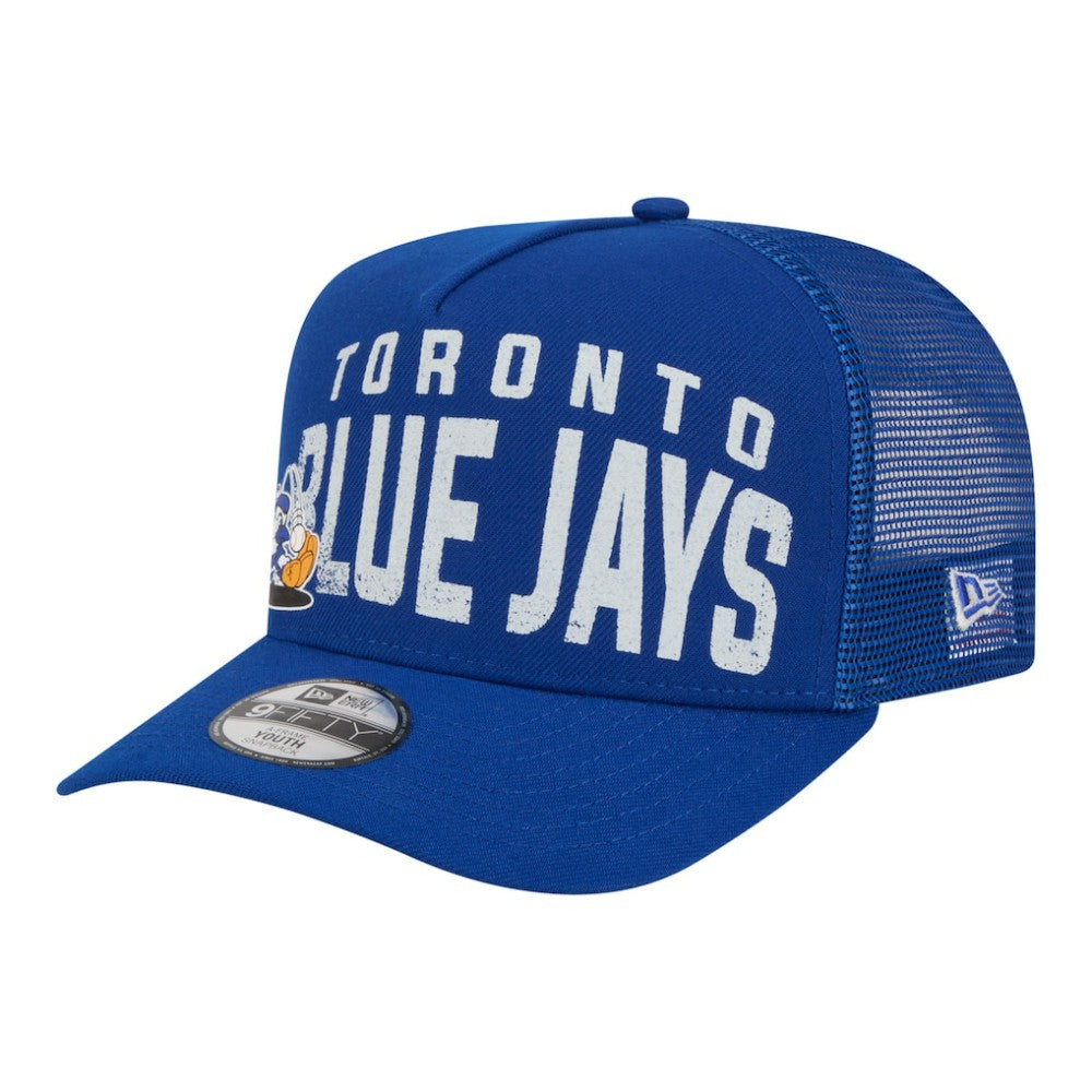 Toronto Blue Jays Youth Logo Fade A-Frame 9FIFTY Snapback Hat - Royal | New Era