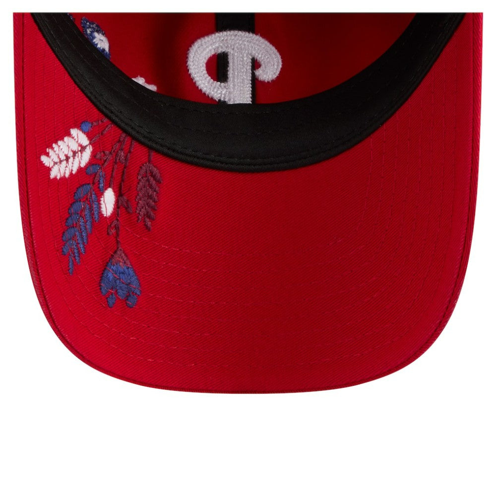 Philadelphia Phillies Women's Wildflower Casual Classic Adjustable Hat - Red | New Era