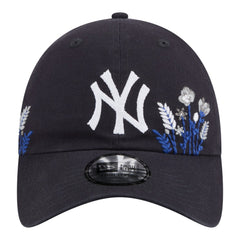 New York Yankees Women's Wildflower Casual Classic Adjustable Hat - Navy | New Era