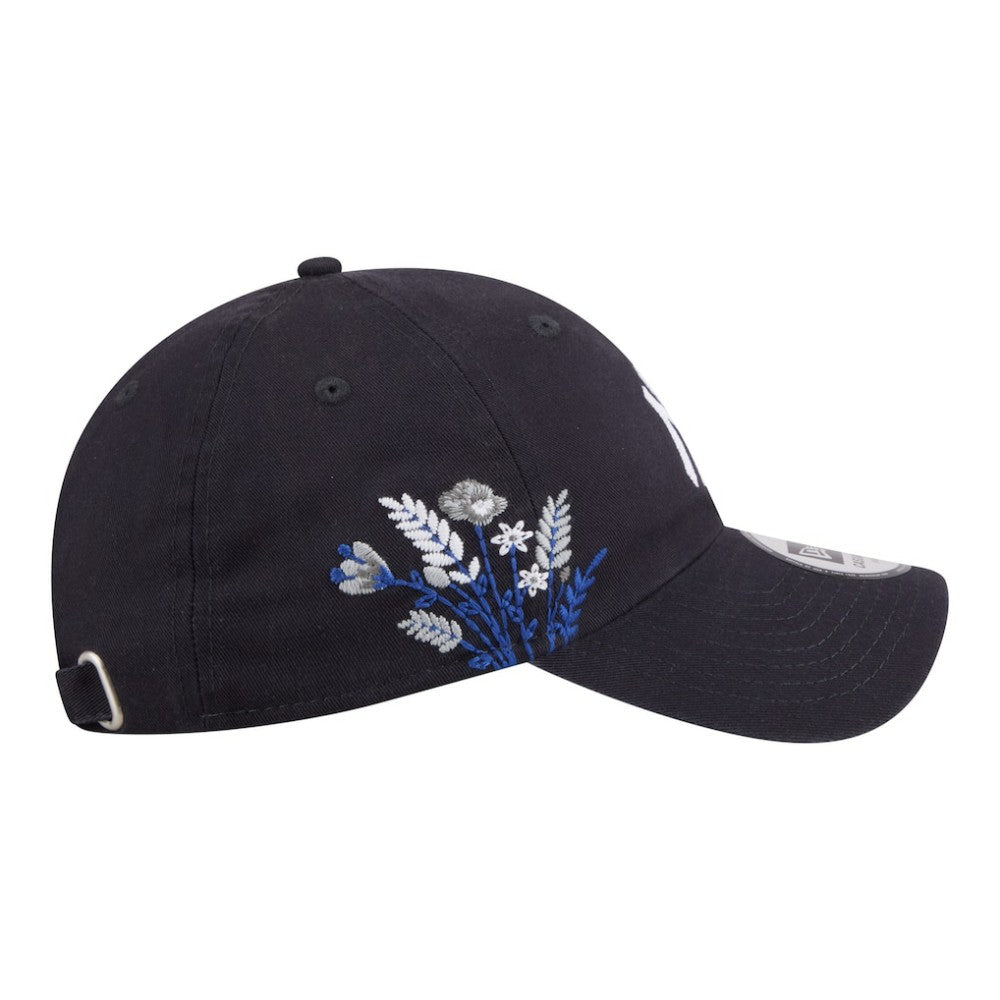 New York Yankees Women's Wildflower Casual Classic Adjustable Hat - Navy | New Era