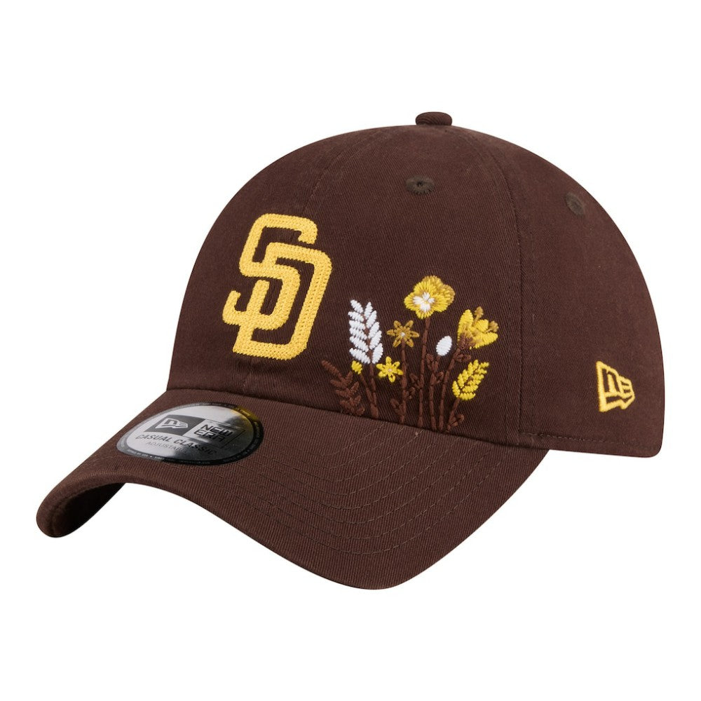 San Diego Padres Women's Wildflower Casual Classic Adjustable Hat - Brown | New Era