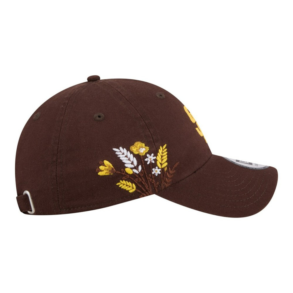San Diego Padres Women's Wildflower Casual Classic Adjustable Hat - Brown | New Era
